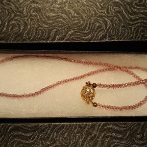 Tourmaline 16" necklace